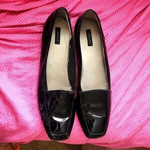 Patent leather loafers